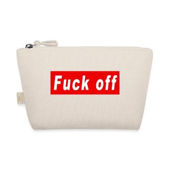 Fuck off logo - Organic Pouch - nature - Front