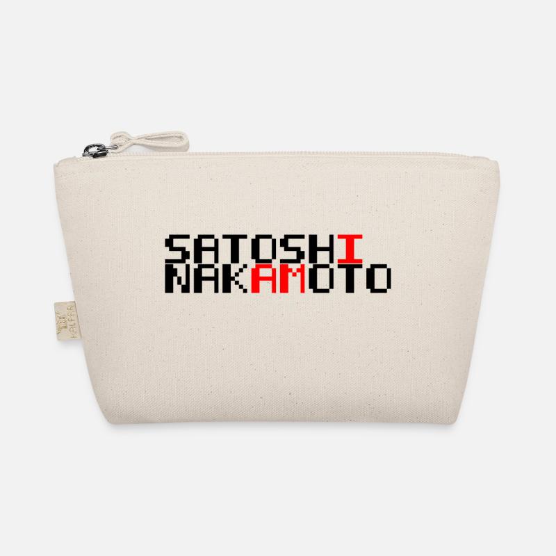 I am Satoshi Nakamoto - Bitcoin - Bio-Täschchen - Natur