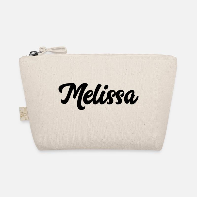 Melissa Custom Text Birthday Name Organic Pouch