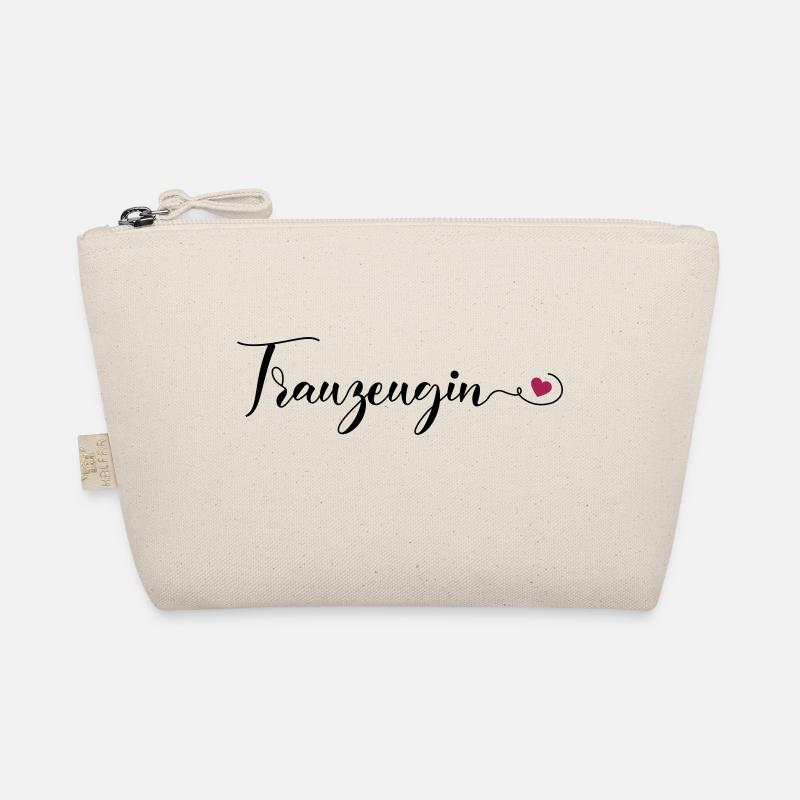 Trauzeugin-personalisierbar - Bio-Täschchen - Natur