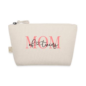 Mom of Twins personnalisable - Trousse biologique - nature - Devant