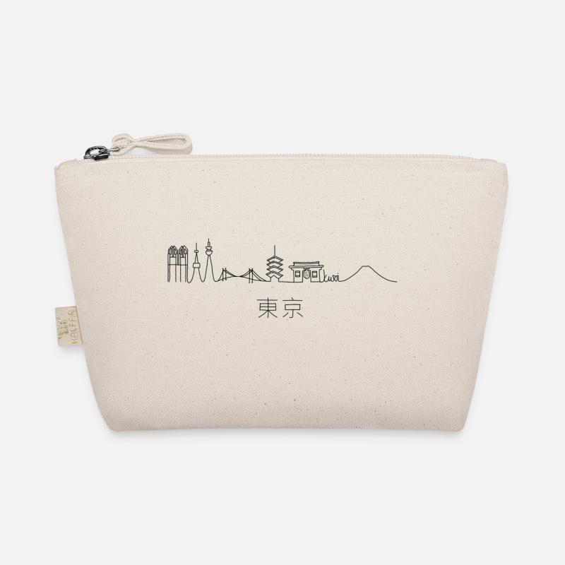 Tokio Japan Skyline - Bio-Täschchen - Natur
