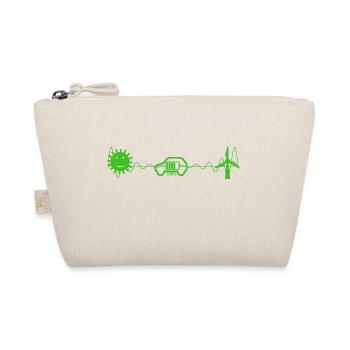 e-car, e-mobility, electric car, zoe, EV-driver, - Organic Pouch - nature - Front