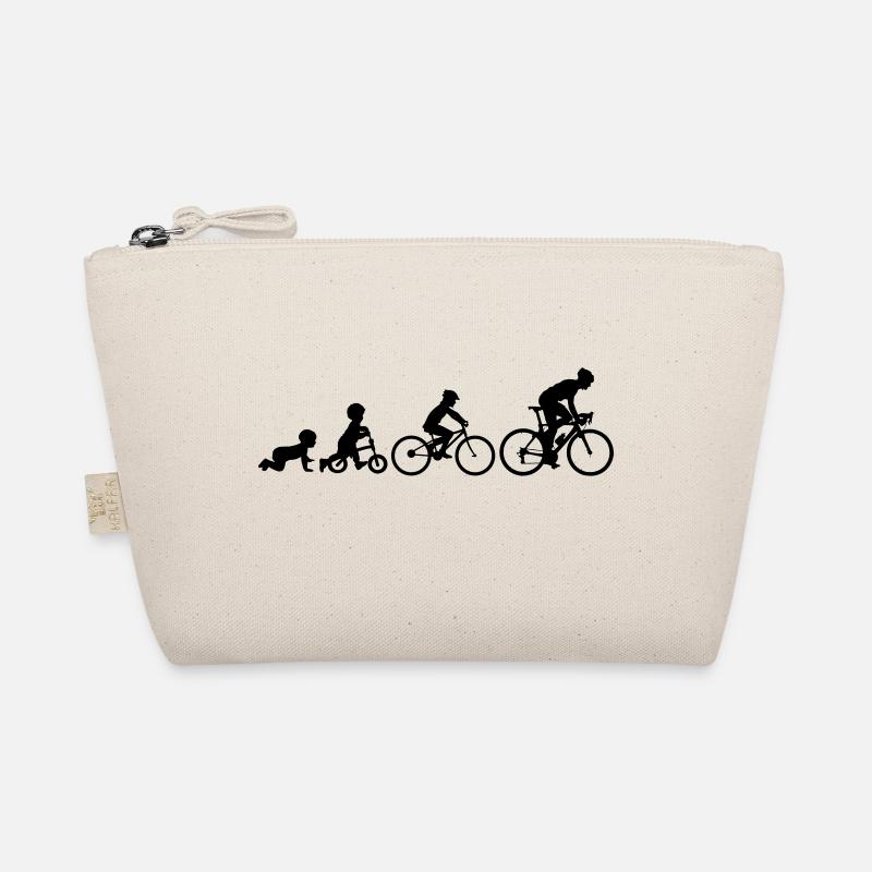 Cyclist Evolution Bicycle Biker Cyclist Organic Pouch