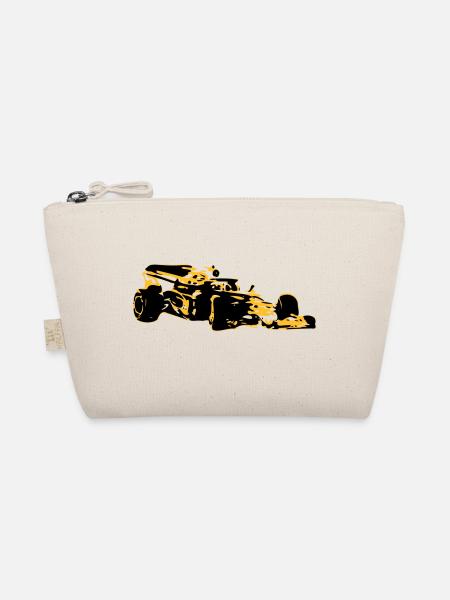 Race car - Organic Pouch - nature - Front