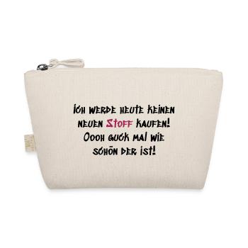 Keinen neuen Stoff kaufen - Bio-Täschchen - Natur - Vorne