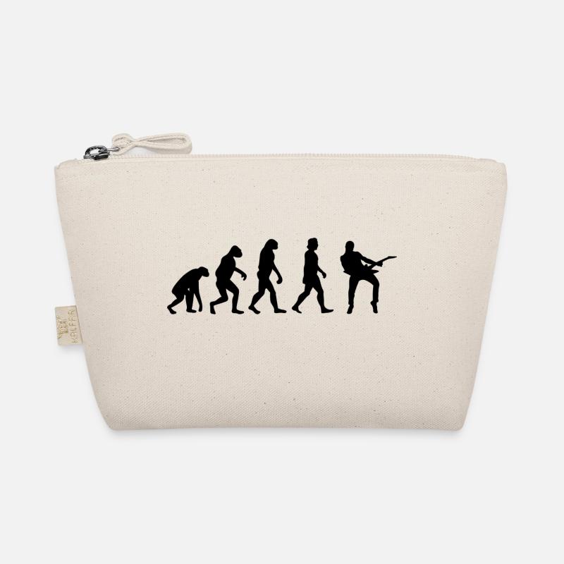 Gitarrist Evolution E-Gitarre Band Geschenk Bio-Täschchen