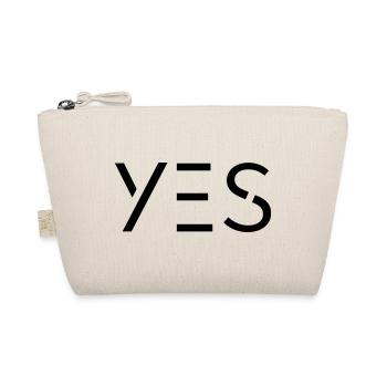 YES :: GESCHENK - Bio-Täschchen - Natur - Vorne