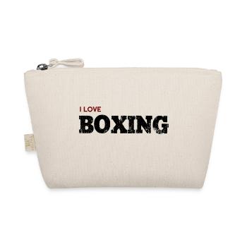 I love Boxing, boxing, boxing Hoodies, Boxing T sh - Organic Pouch - nature - Front