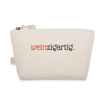 Weinzigartig. - lustig für Weinliebhaber / Vino - Bio-Täschchen - Natur - Vorne