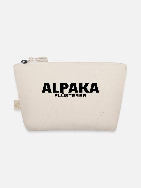 alpaka flüsterer - Bio-Täschchen - Natur