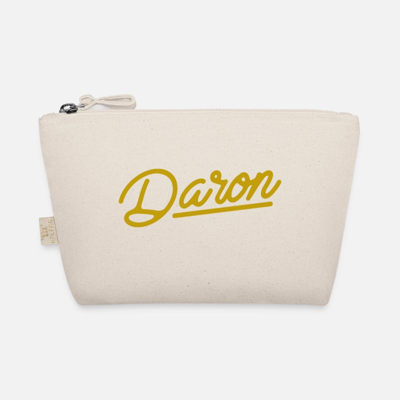 Daron (gold) - Kalligraphie Bio-Täschchen