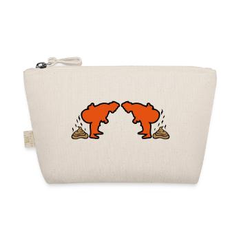 sumotori chie shit grows poop - Organic Pouch - nature - Front