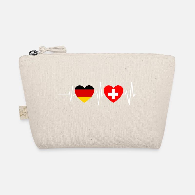 Deutschland Schweiz Schweizer Herzschlag Bio-Täschchen