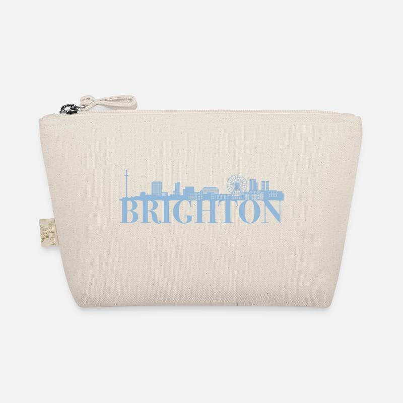 Brighton England Skyline Gift Idea UK Organic Pouch