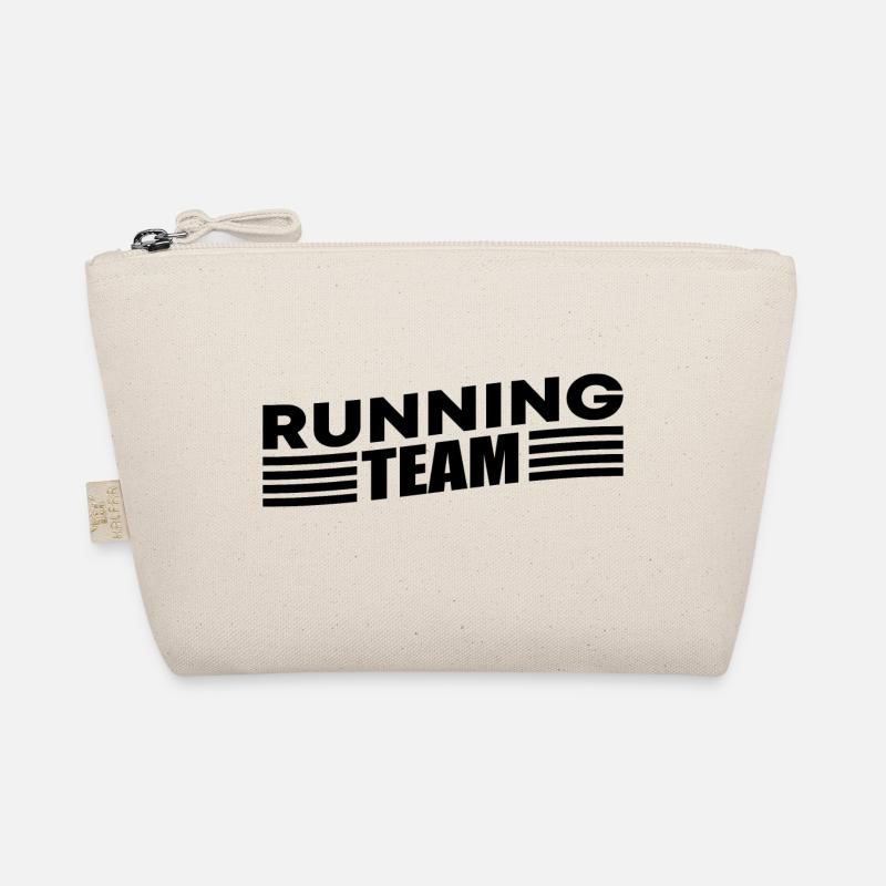 Running Team Running Marathon Trailrun Gift Organic Pouch