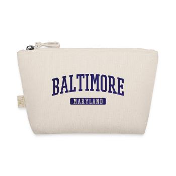 Baltimore Maryland Vintage Arc Print - Bio-Täschchen - Natur - Vorne