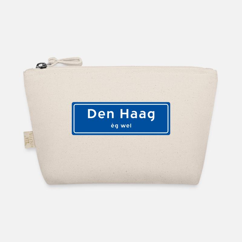 Den Haager Ortsnamensschild - Bio-Täschchen - Natur