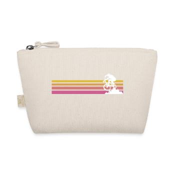 Mountain bike retro vintage bike mountain bike - Organic Pouch - nature - Front