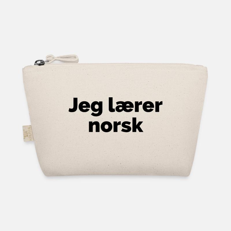 I am learning Norwegian - Norway language Organic Pouch