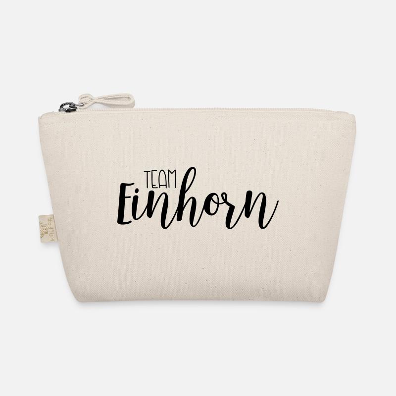 Team Einhorn - Bio-Täschchen - Natur