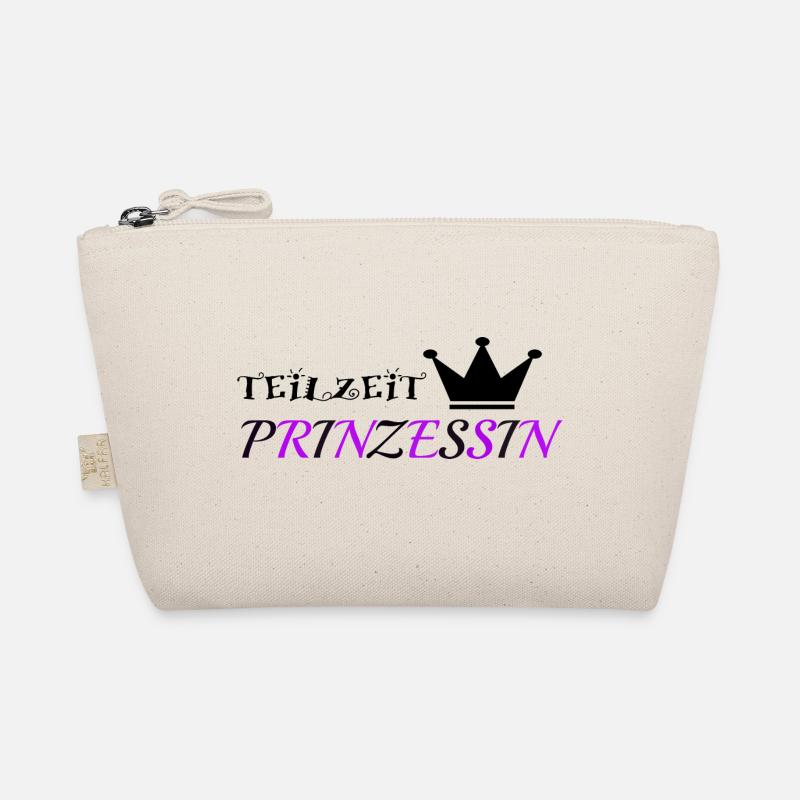 TEILZEIT PRINZESSIN - Bio-Täschchen - Natur
