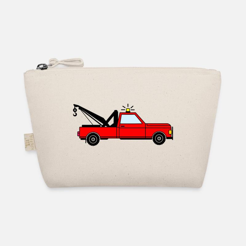 Abschleppwagen rot Bio-Täschchen