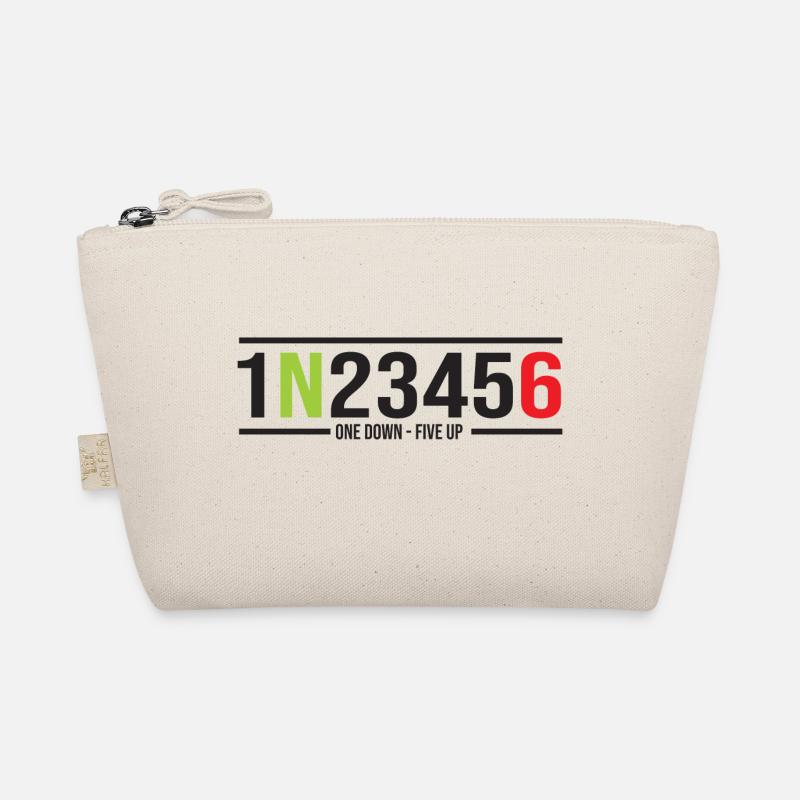 Motorcycle Gears 1N23456 One Down-Five Up Organic Pouch
