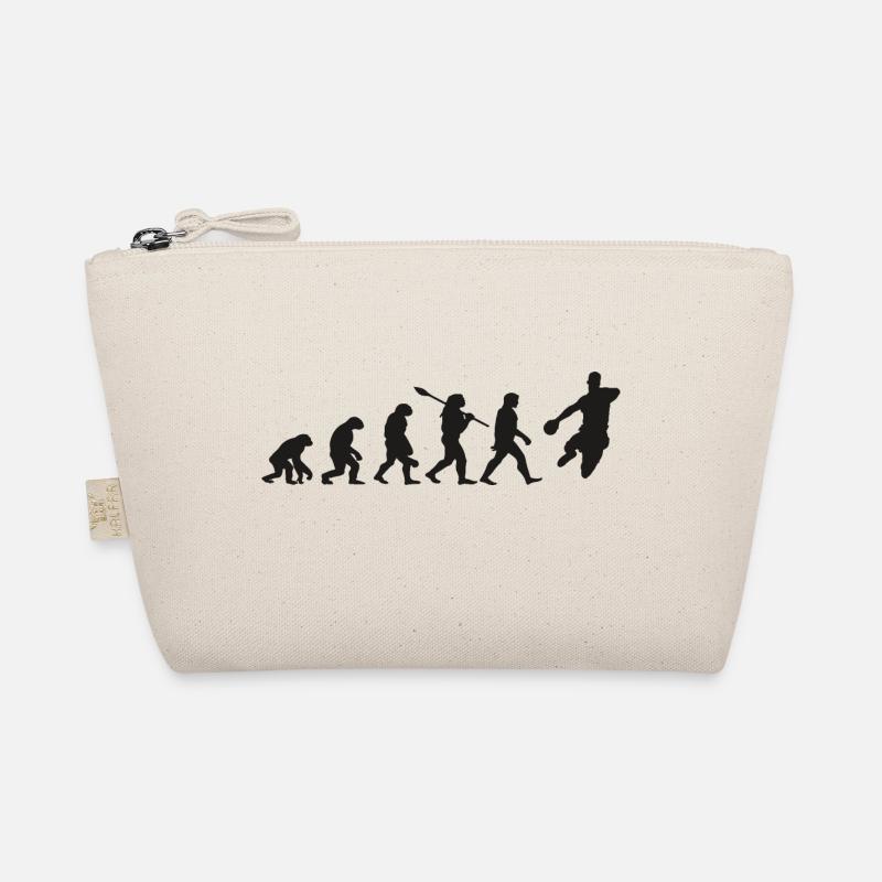 Handball Evolution Geschenk Handball spieler Bio-Täschchen