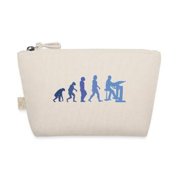 Bauzeichner Evolution Bauherr Architekt Bauleiter - Bio-Täschchen - Natur - Vorne