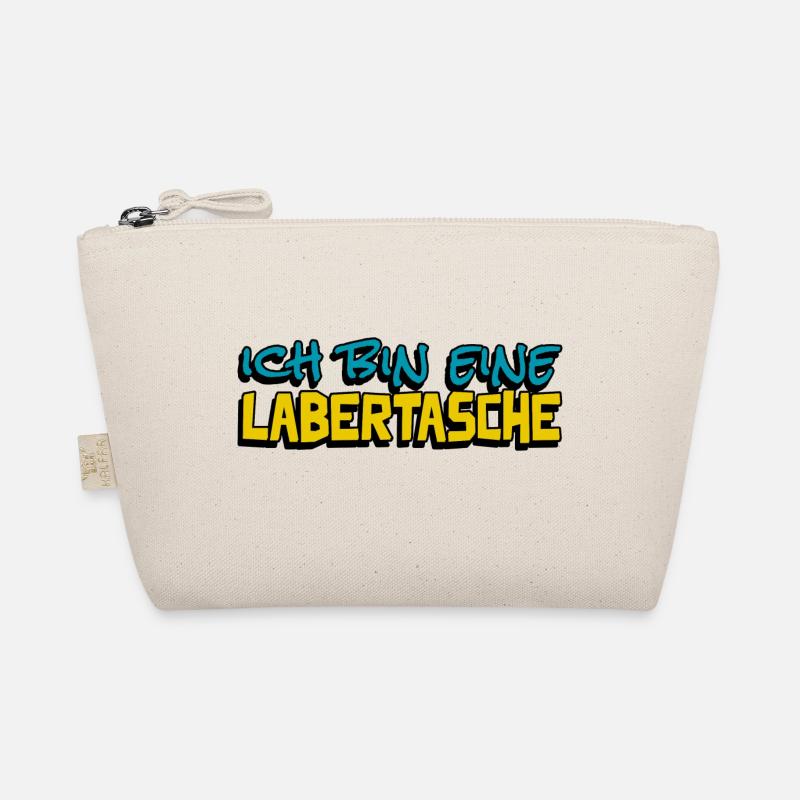 lustige Aussage ich bin eine Labertasche Bio-Täschchen