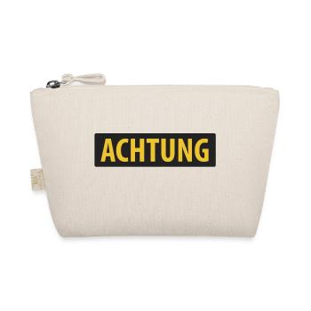 Achtung - Bio-Täschchen - Natur - Vorne