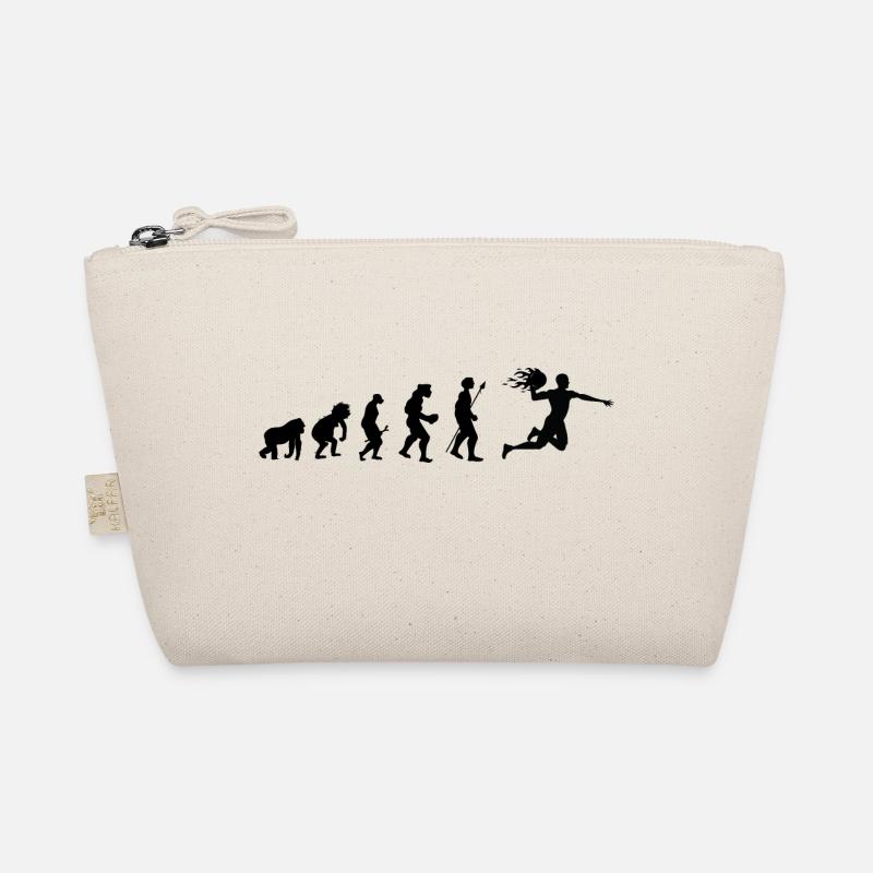 Handball Evolution Geschenkidee Bio-Täschchen