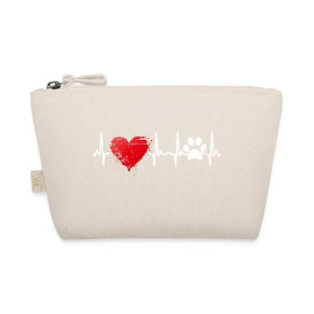 Heartbeat patte chien patte maîtresse maître - Trousse biologique - nature - Devant