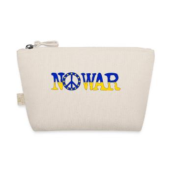NO WAR IN EUROPE | Against EU war peace movement - Organic Pouch - nature - Front