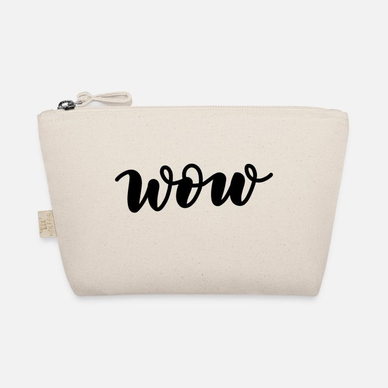 wow lettering Organic Pouch