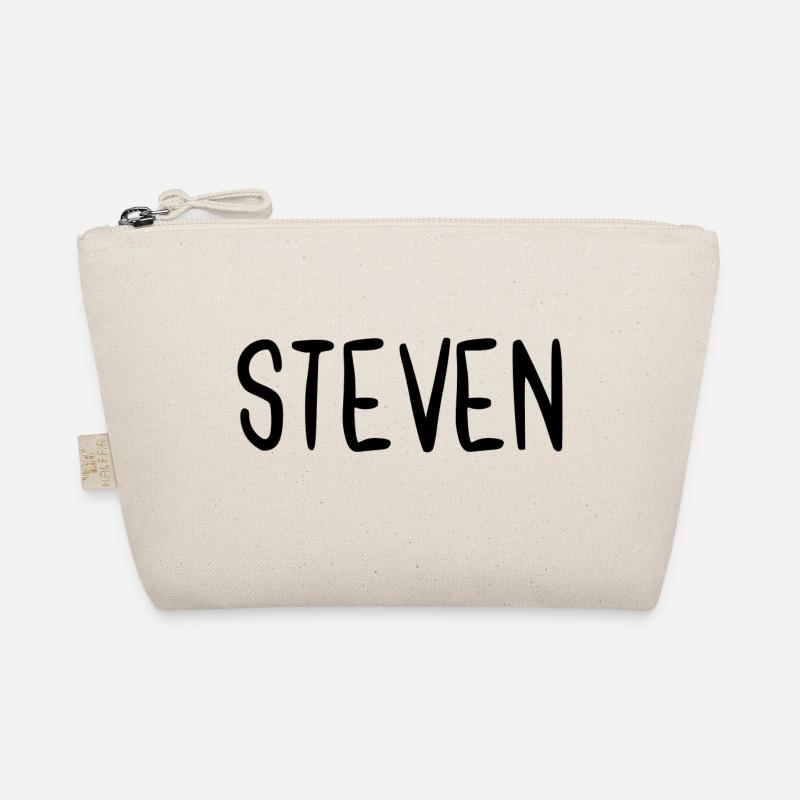 Steven Custom Name Schriftart Text Geburtstag Bio-Täschchen