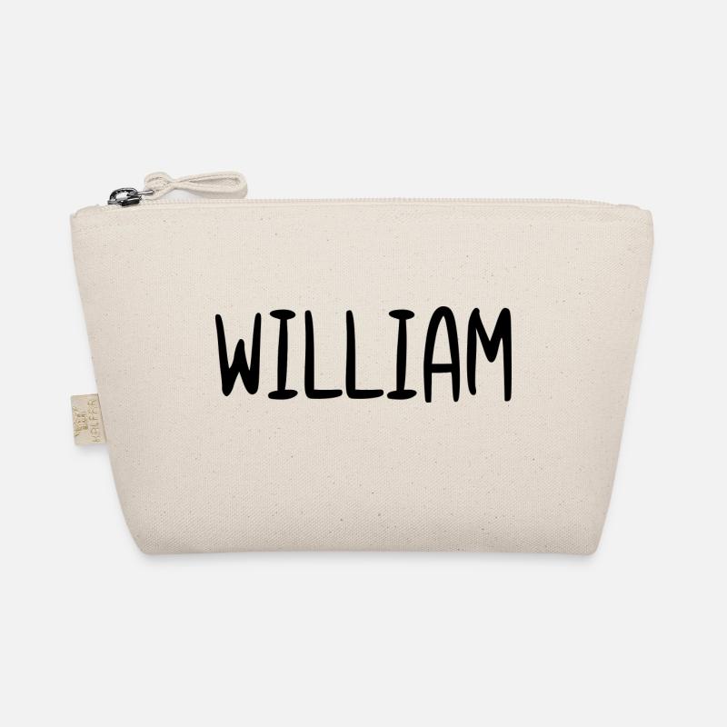 William Custom Name Schriftart Text Geburtstag Bio-Täschchen