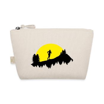 Trail running, running, woman - Organic Pouch - nature - Front