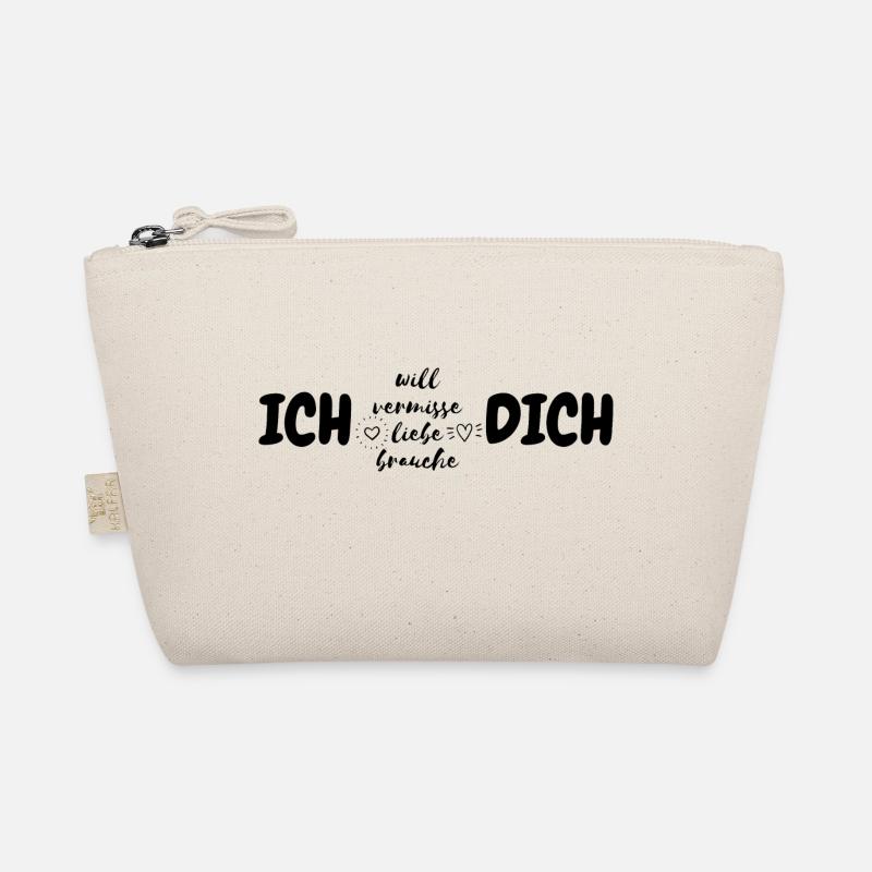 Ich liebe dich Bio-Täschchen