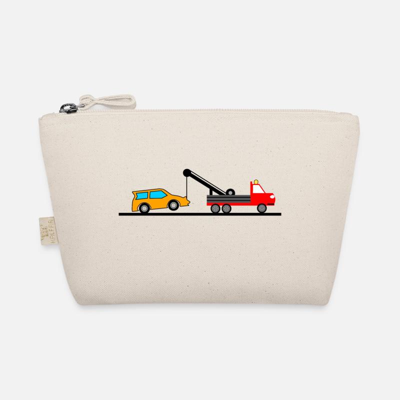 Abschleppwagen - Bio-Täschchen - Natur