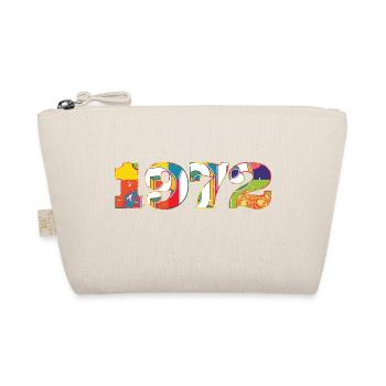 Pop Art 1972 - Vintage - Year of construction - Year of construction - Organic Pouch - nature - Front