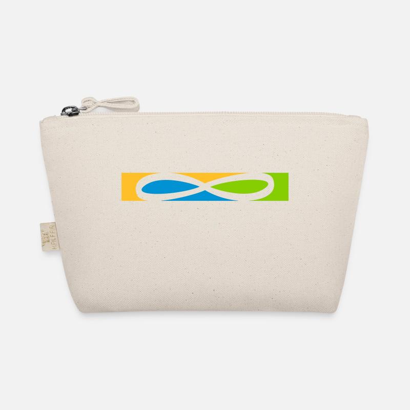 Stripe Infinity icon Organic Pouch