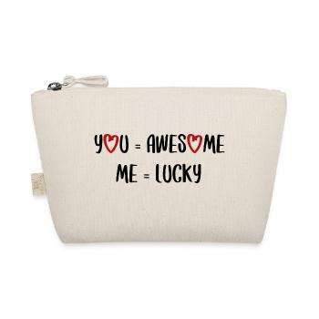 vous êtes génial amour Saint-Valentin en disant police - Trousse biologique - nature - Devant
