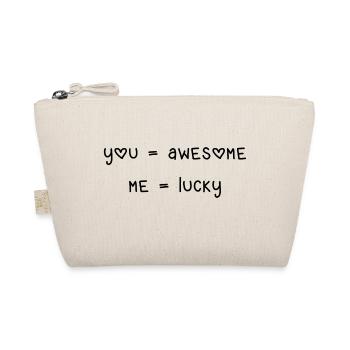 vous êtes génial amour Saint-Valentin en disant police - Trousse biologique - nature - Devant