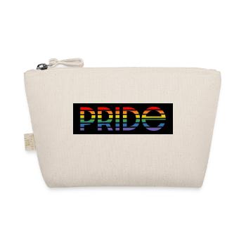 Pride rainbow black background - Organic Pouch - nature - Front