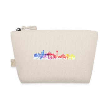 Berlin Germany City Skyline Pixel Colorful - Organic Pouch - nature - Front