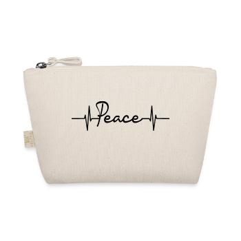Peace - Bio-Täschchen - Natur - Vorne