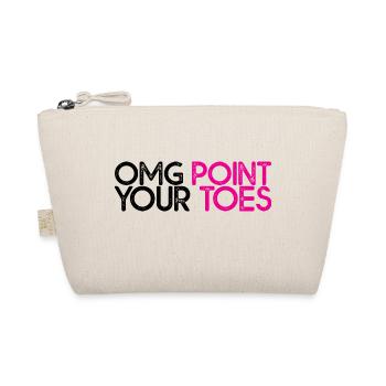 Omg Point Your Toes 7 - Organic Pouch - nature - Front
