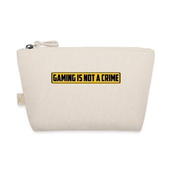 Gaming Is Not The Crime Video Game Player Gaming G - Bio-Täschchen - Natur - Vorne